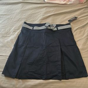 This is a navy blue, skort, by “french toast”.
